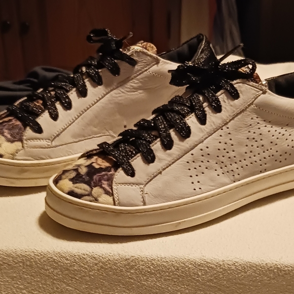 Like new P448 John's floral/python print women's sneakers size EU38 - Picture 3 of 8